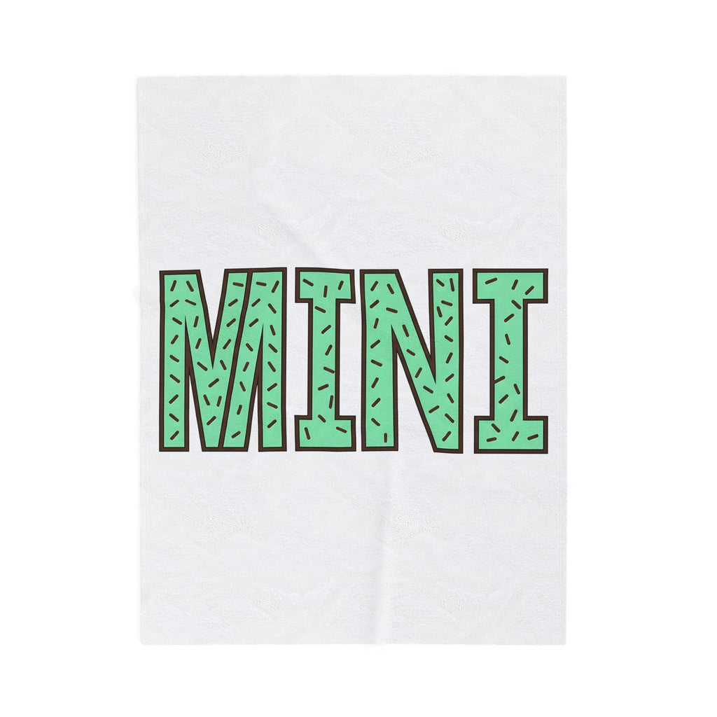 Sprinkle Motif Text Blanket Desserts Confections Gift Women Cute Blanket Sprinkle Text Blanket Dessert Fan Sprinkles Blanket Candy Graphic Hand