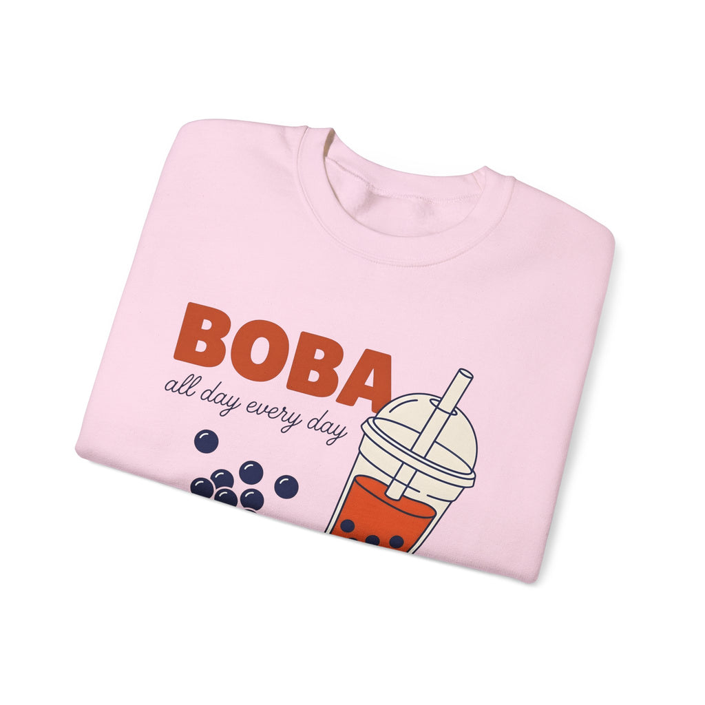 Tapioca Tea Sweatshirt Boba Dessert Gift Women Hand Drawn Sweatshirt Bubble Tea Sweatshirt Boba Fan Hand Drawn Sweatshirt Sweet Graphic Line Art Carp Sweatshirt