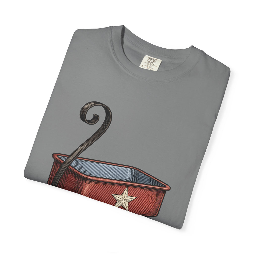 Red Wagon 4Th Of July Usa Gift Antique Cart Fireworks Fan Vintage American Line T-Shirt