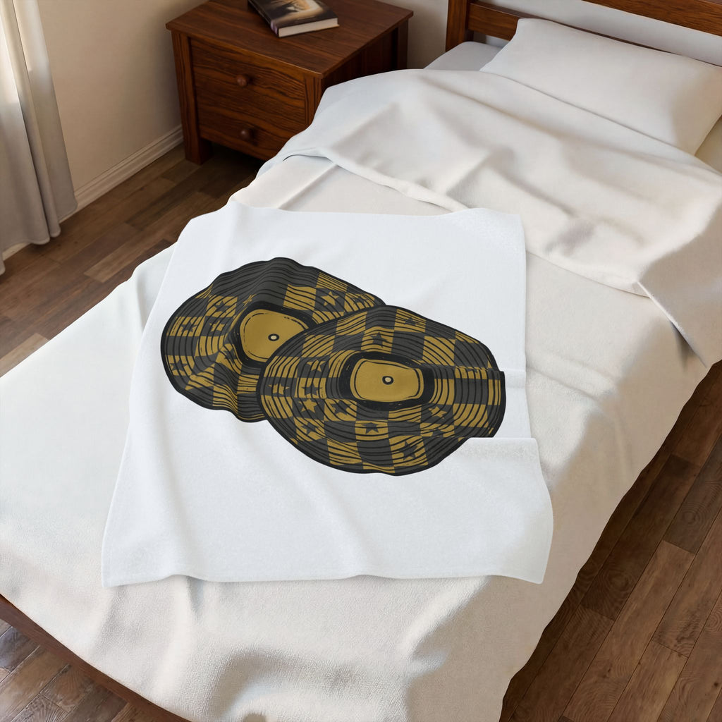 Record Albums Blanket Mom Instruments Gift Women Old School Blanket Vinyl Records Blanket