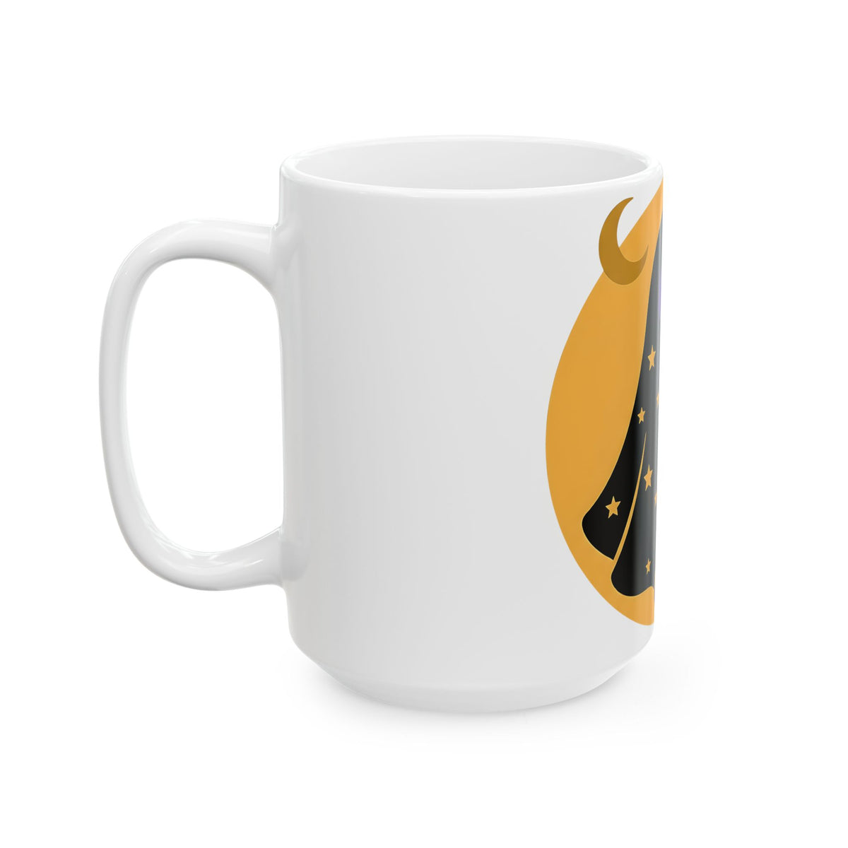 Ghost Halloween Spooky Gift Cute Specter Horror Fan Ghostly Macabre Minimalist Crescent Mug