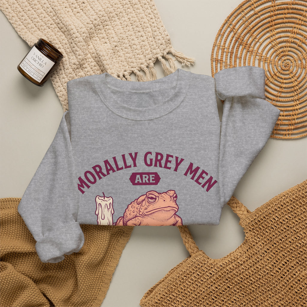 Amphibian Diary Sweatshirt Toad Myth Gift Women Rustic Sweatshirt Frog Sweatshirt Toad Fan Primitive Sweatshirt Legend Graphic Outline Flame Sweatshirt