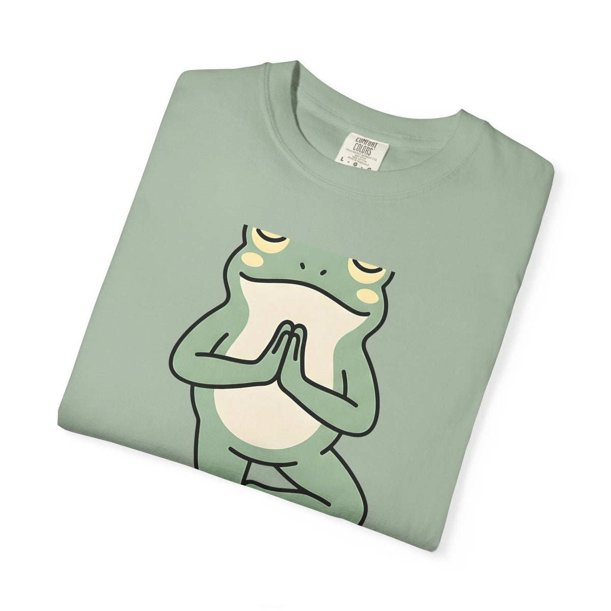 Yoga Frog T-Shirt Yoga Nature Gift Women Sketch T-Shirt Toad T-Shirt Yoga Enthusiast Drawing Illustration Wildlife Graphic Clean Standing Pose