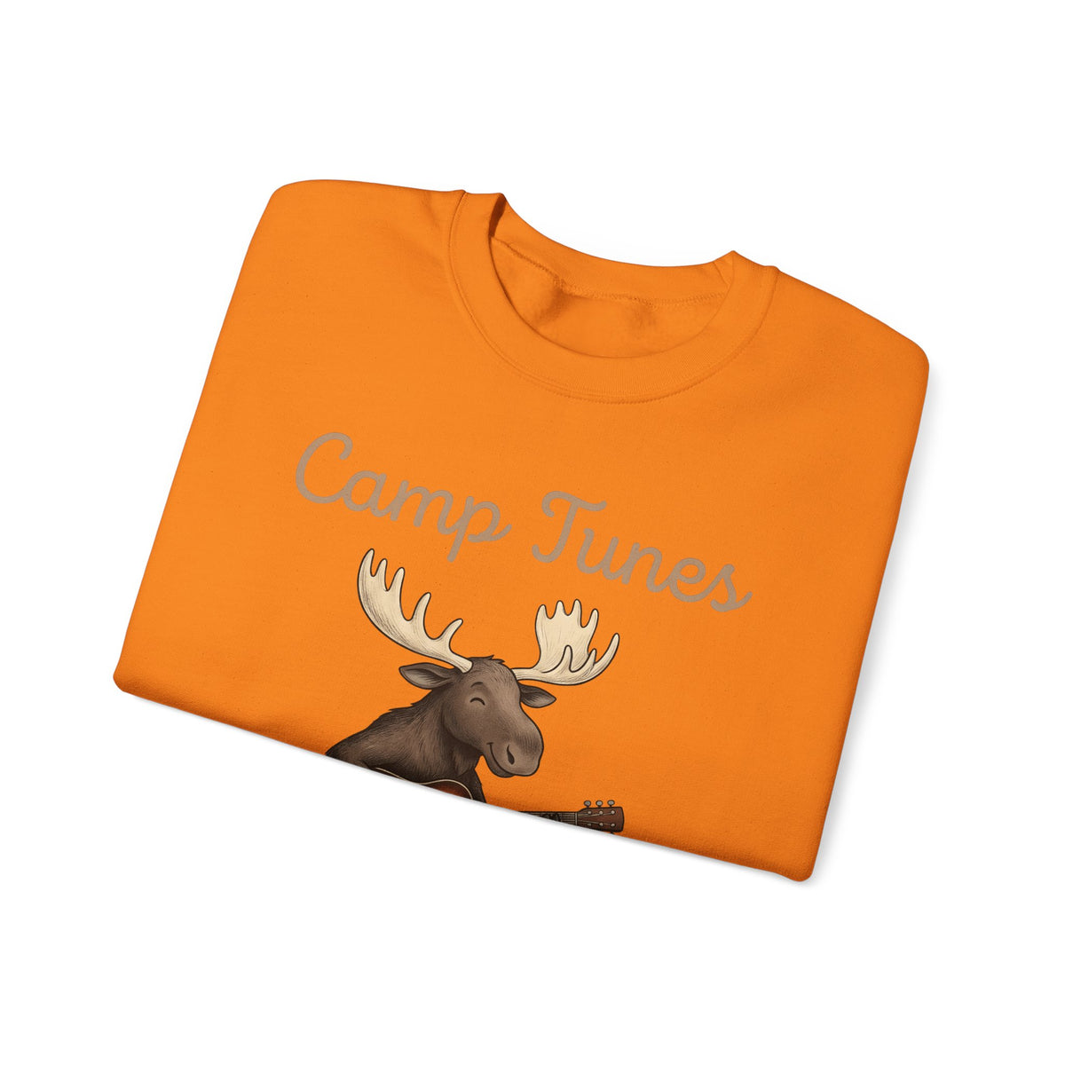 Moose Guitar Sweatshirt Camping Music Gift Women Cute Sweatshirt Guitar Sweatshirt Camper Fan Adorable Sweatshirt Music Graphic Hand Drawn Lantern Sweatshirt