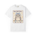 Owl Bow T-Shirt Teachers School Gift Women Kawaii T-Shirt Owl T-Shirt Educator Enthusiast Cute T-Shirt Classroom Graphic Pastel Laptop T-Shirt