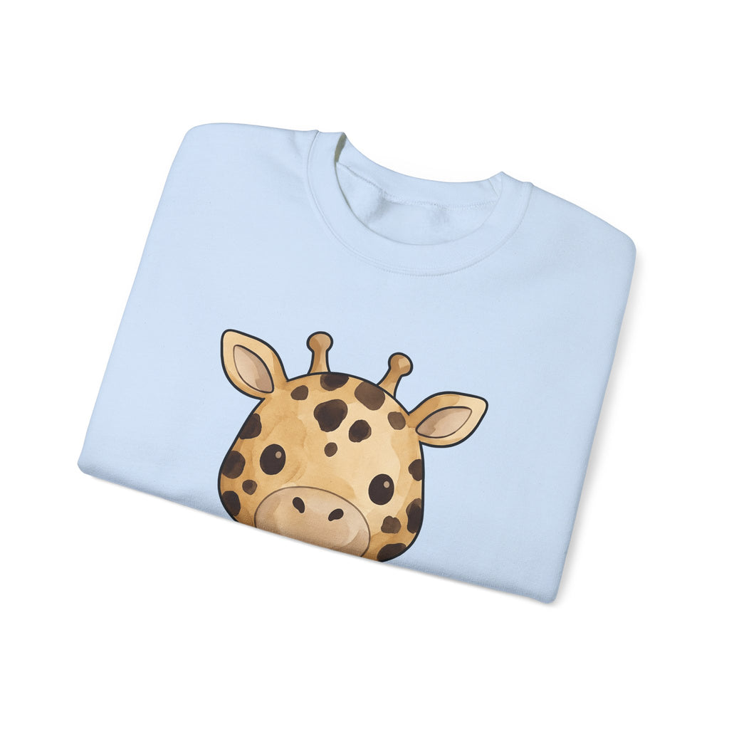 Giraffe Illustration Sweatshirt Moms Jungle Gift Women Paint Sweatshirt Giraffe Sweatshirt Mom Fan Watercolor Sweatshirt Tropical Graphic Charming Wildlife
