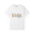 Colorful Font T-Shirt Nurses Uplift Gift Women Cartoon T-Shirt Typography T-Shirt Educator Enthusiast Comic T-Shirt Inspirational Graphic Nostalgic