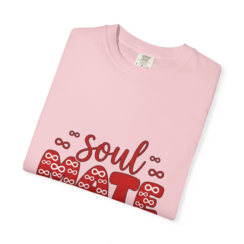 Soulmate Phrase T-Shirt St. Valentine's Day Pairs Gift Women Cute T-Shirt Soulmate T-Shirt Valentine Fan Adorable T-Shirt Couples Graphic Clean