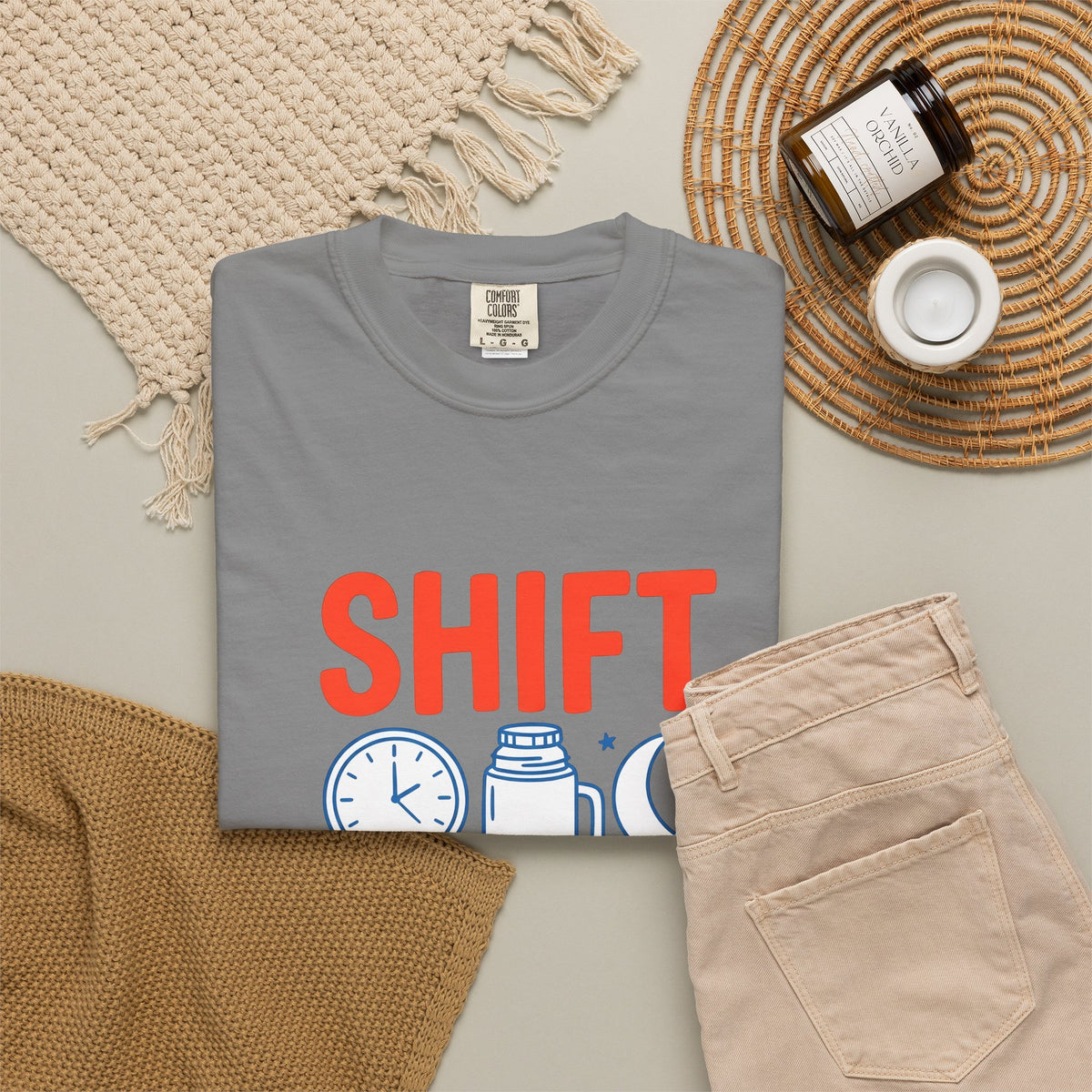 Watch Bottle Moon T-Shirt Shift Worker Java Gift Women Thick T-Shirt Lunar T-Shirt Night Shift Fan Bold T-Shirt Coffee Graphic Plain Spark T-Shirt
