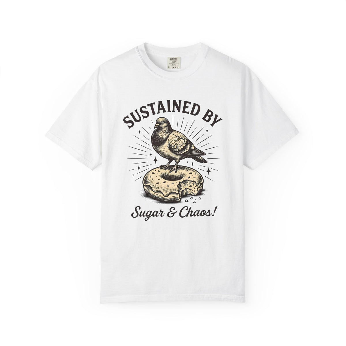 Bird Pastry T-Shirt Desserts Jokes Gift Women Retro T-Shirt Birdcake T-Shirt Pastry Fan Vintage T-Shirt Pun Graphic Sketch Glitter T-Shirt