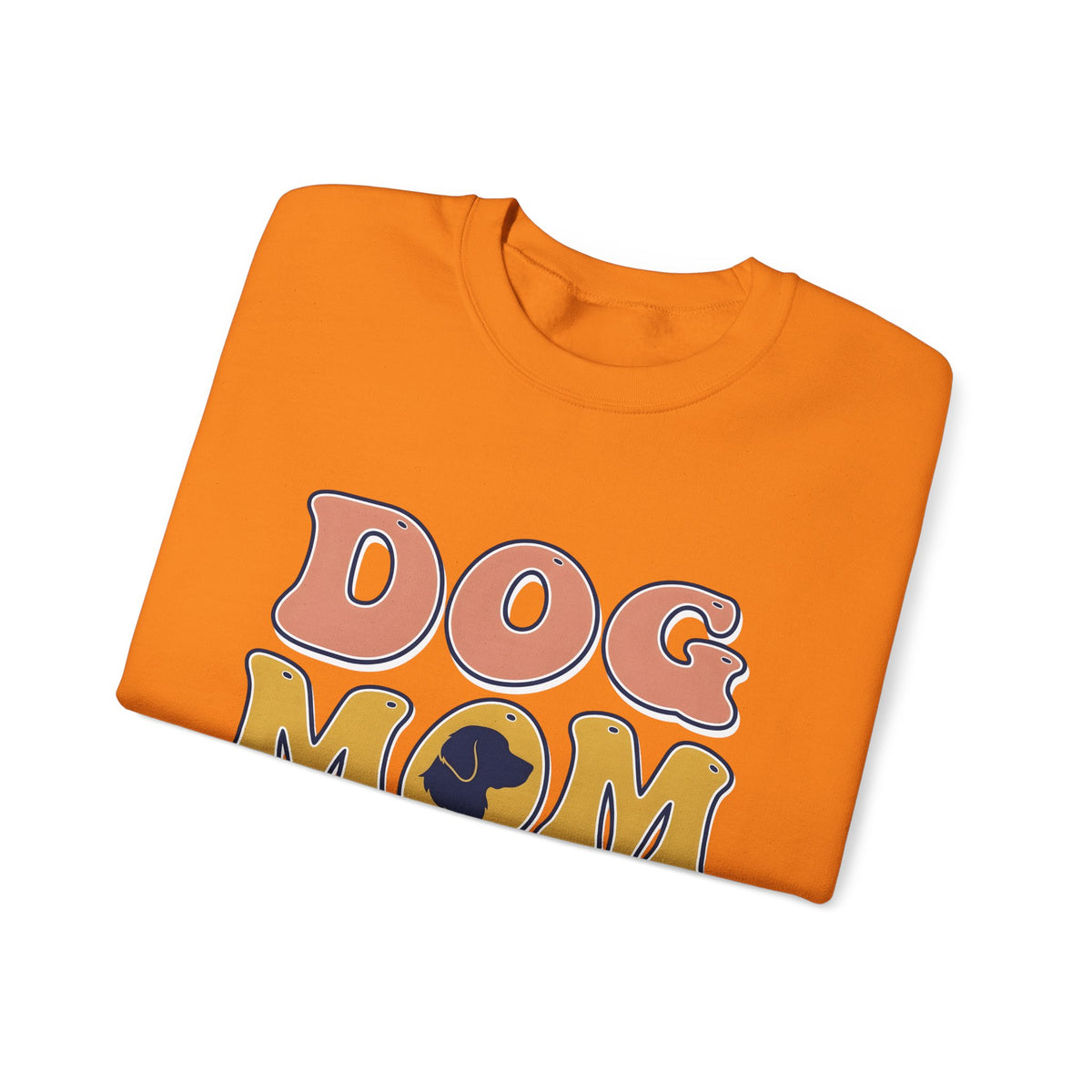 Dog Outline Sweatshirt Dog Mom Animal Gift Women Vintage Sweatshirt Puppy Sweatshirt Dog Mom Fan Retro Sweatshirt Creature Graphic Minimalist Large Text Sweatshirt