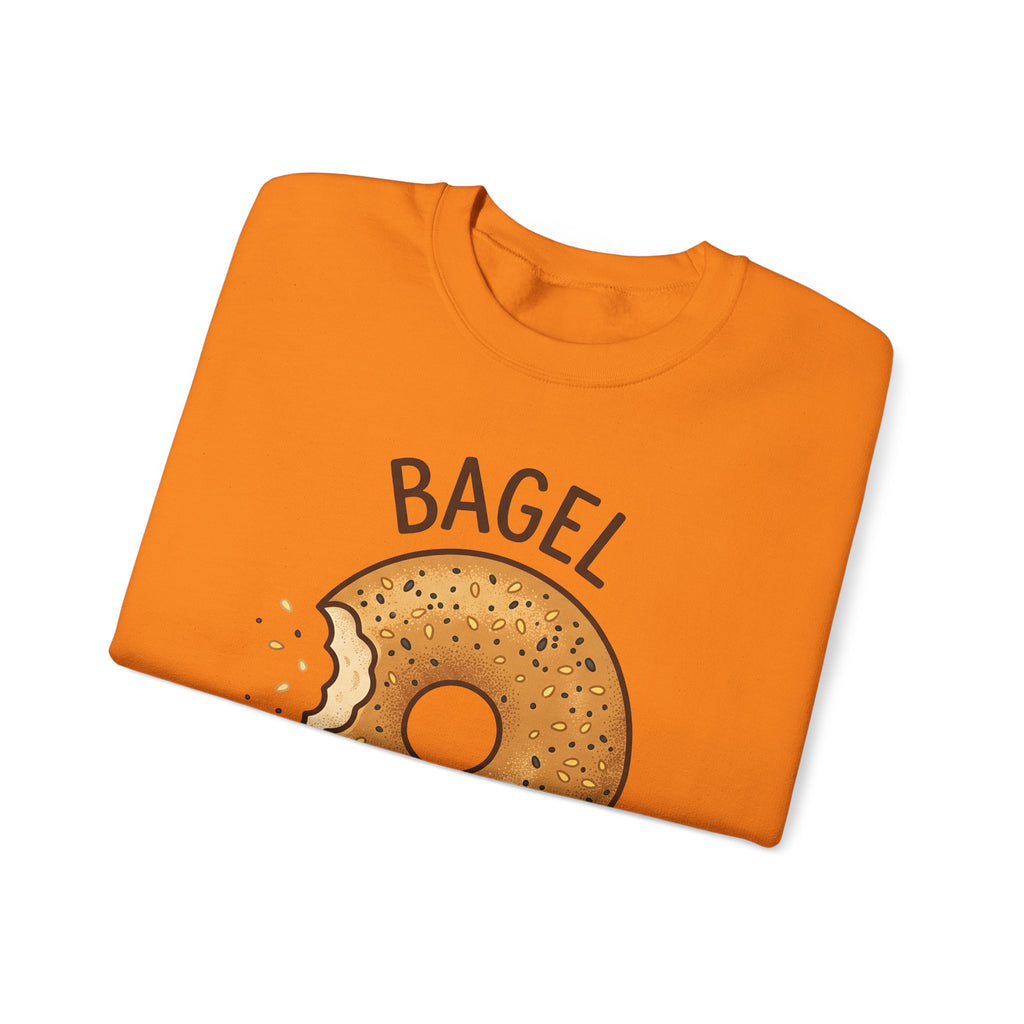 Bagel Desserts Morning Gift Doodle Bagel Pastry Fan Hand Drawn Breakfast Old School Sweatshirt
