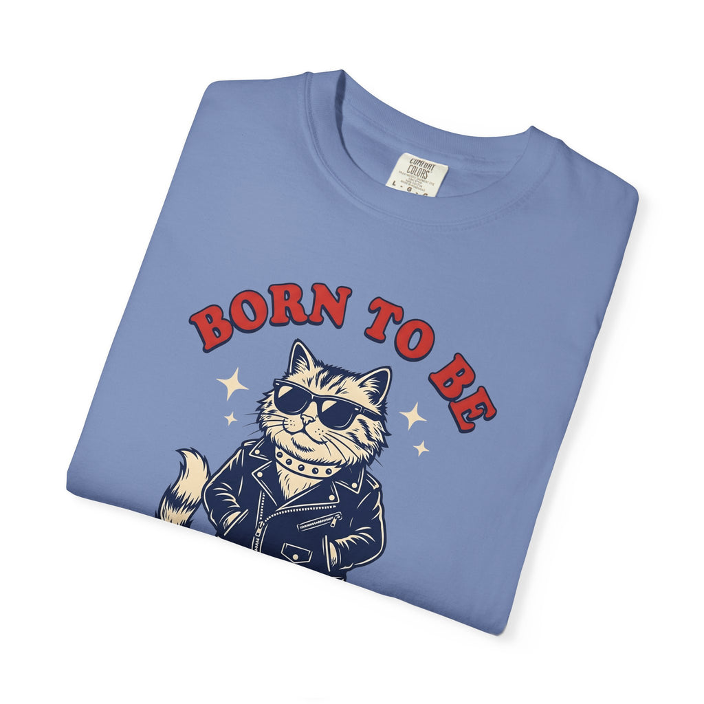 Stylish Cat T-Shirt Cat Fun Gift Women Sketch T-Shirt Kitty T-Shirt Cat Fan Feline T-Shirt Humorous Graphic Line Art Glasses T-Shirt