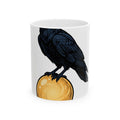 Raven Wizard Hat Mug Halloween Horror Gift Women Antique Mug Witch Hat Mug Spooky Fan Occult Mug Horror Graphic Ink Fortune Ball