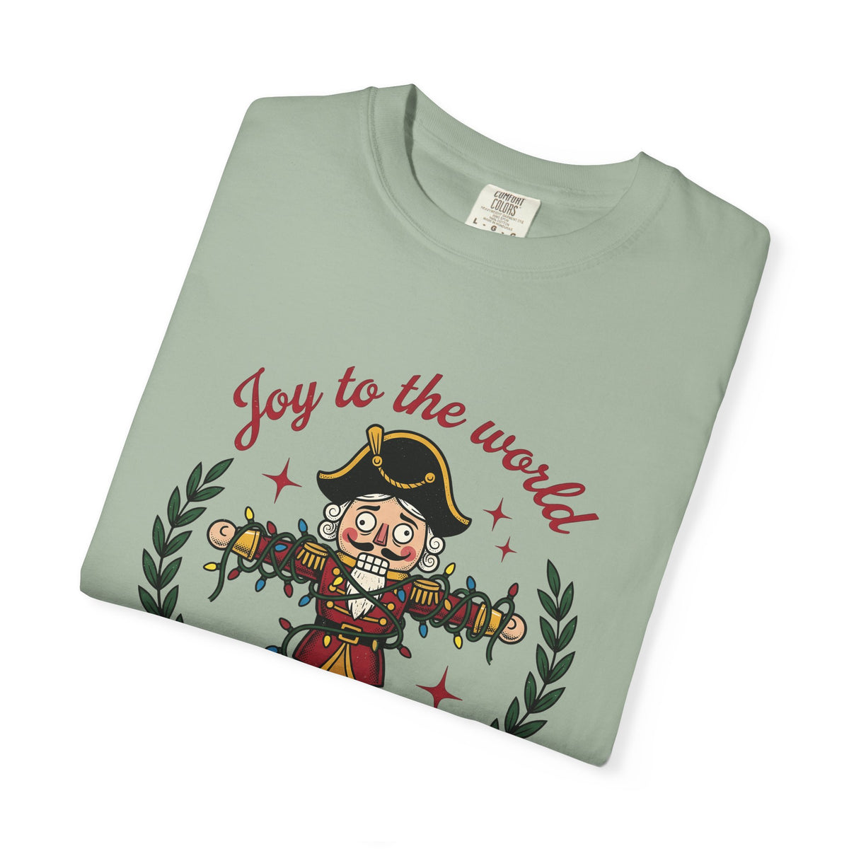 Nutcracker Illustration T-Shirt Christmas Comedy Gift Women Caricature T-Shirt Christmas Soldier T-Shirt Xmas Fan Cartoon T-Shirt Humor Graphic