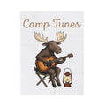 Moose Guitar Blanket Camping Music Gift Women Cute Blanket Guitar Blanket Camper Fan Adorable Blanket Music Graphic Hand Drawn Lantern Blanket