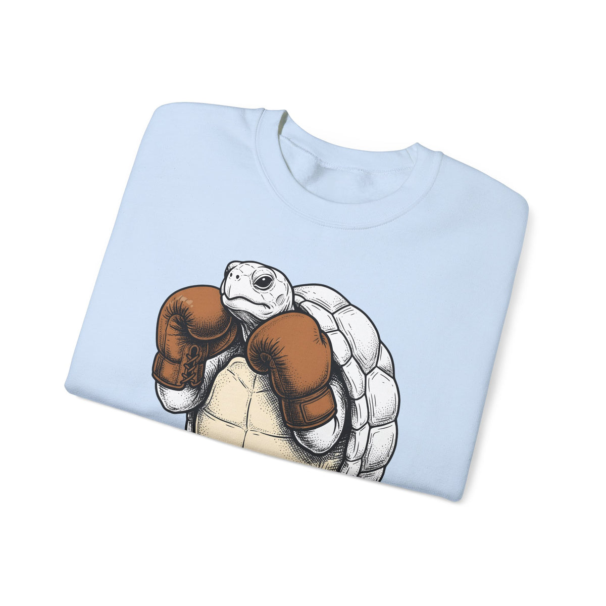 Turtle Punch Gloves Sweatshirt Sports Workout Gift Women Line Art Sweatshirt Boxing Gloves Sweatshirt Athlete Enthusiast Illustration Sweatshirt Fitness