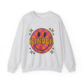 Grin Icon Teachers Inspiration Gift Nostalgic Smiley Educator Enthusiast Vintage Motivational Sweatshirt