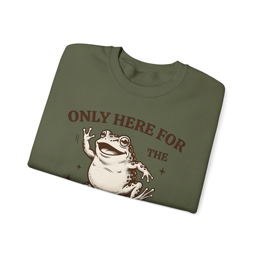 Jumping Frog Frog Nature Gift Old School Toad T Sh Sweatshirt
