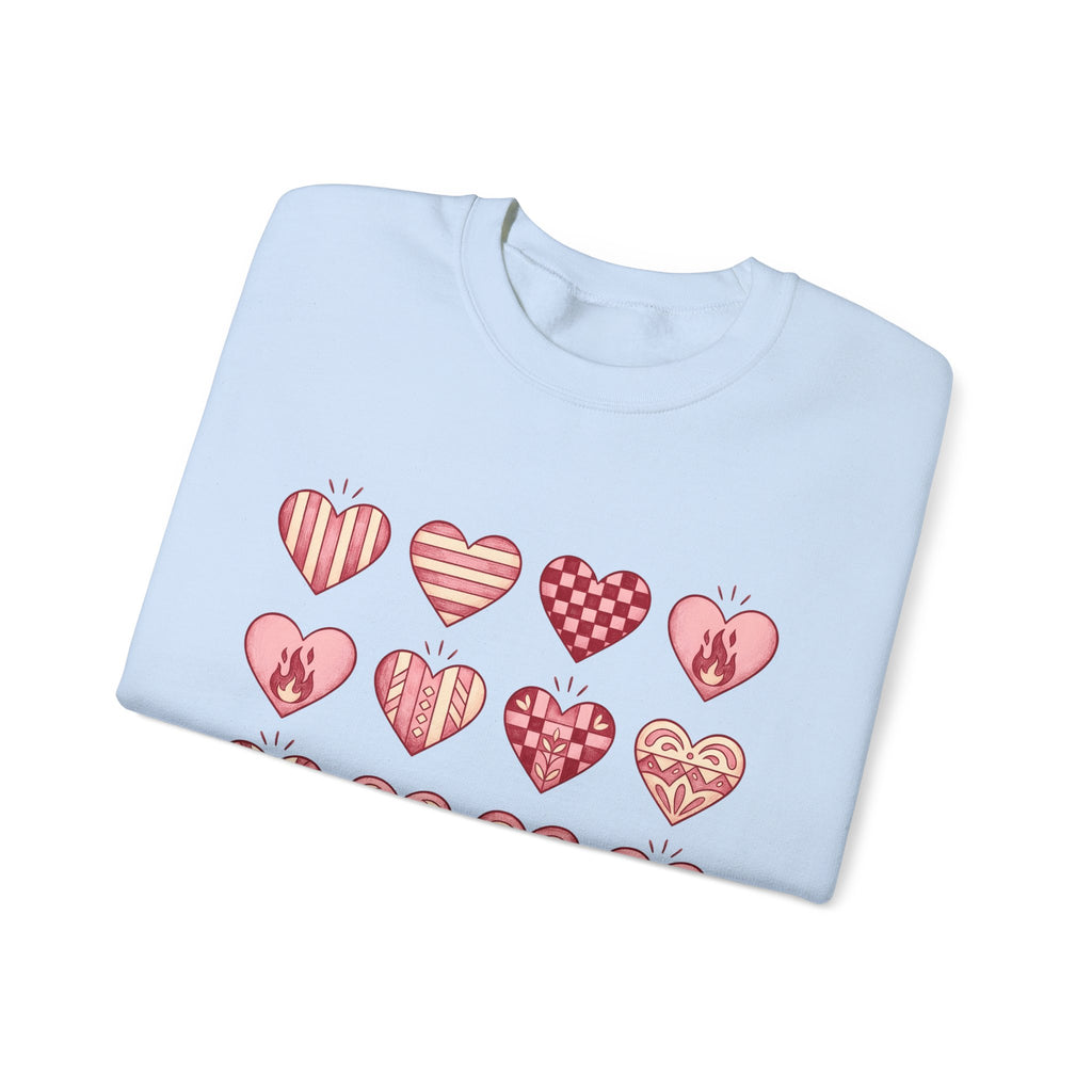 Love Heart Sweatshirt Boho Chic Romance Gift Women Tribal Sweatshirt Heart Sweatshirt Bohemian Enthusiast Tribal Sweatshirt Valentine Graphic Old School Bloom