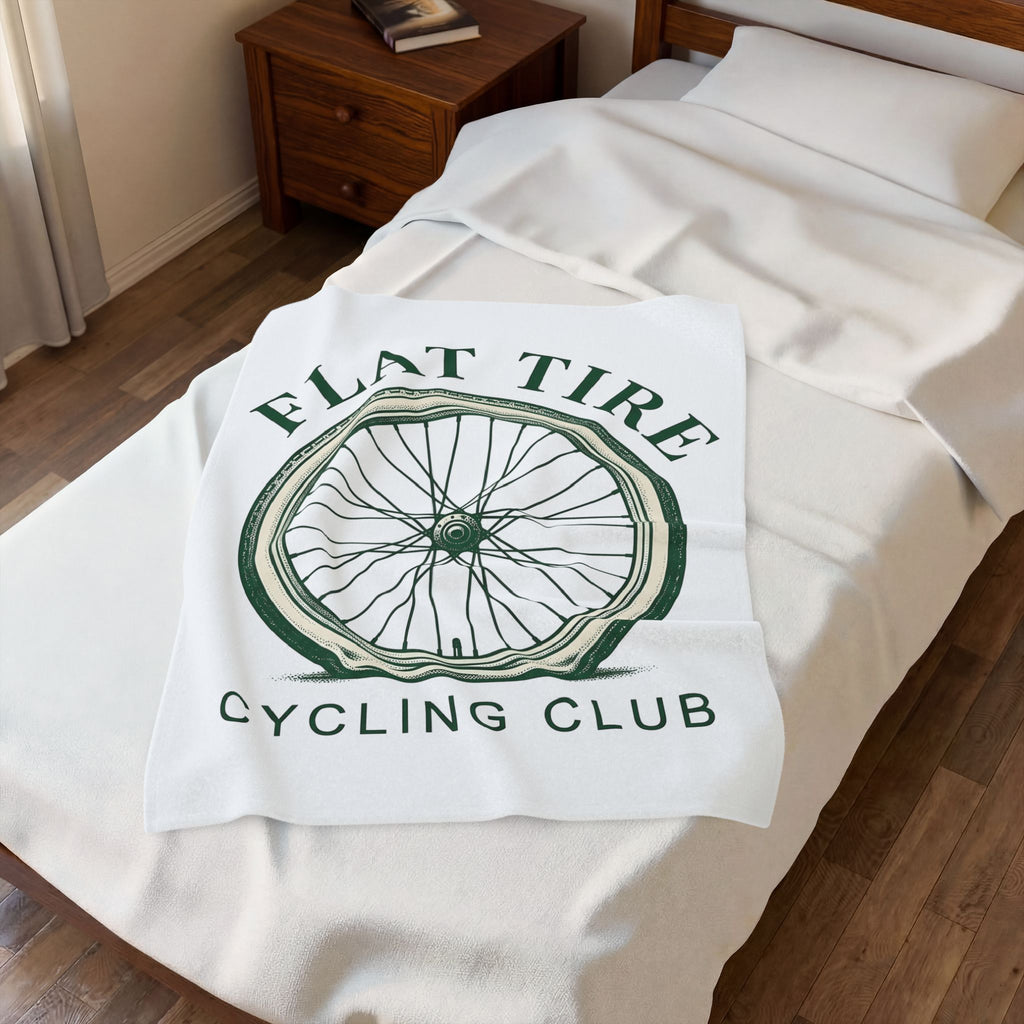 Cycling Wheel Blanket Cycling Recreation Gift Women Antique Blanket Wheel Blanket Bicycling Enthusiast Vintage Blanket Leisure Graphic Throwback