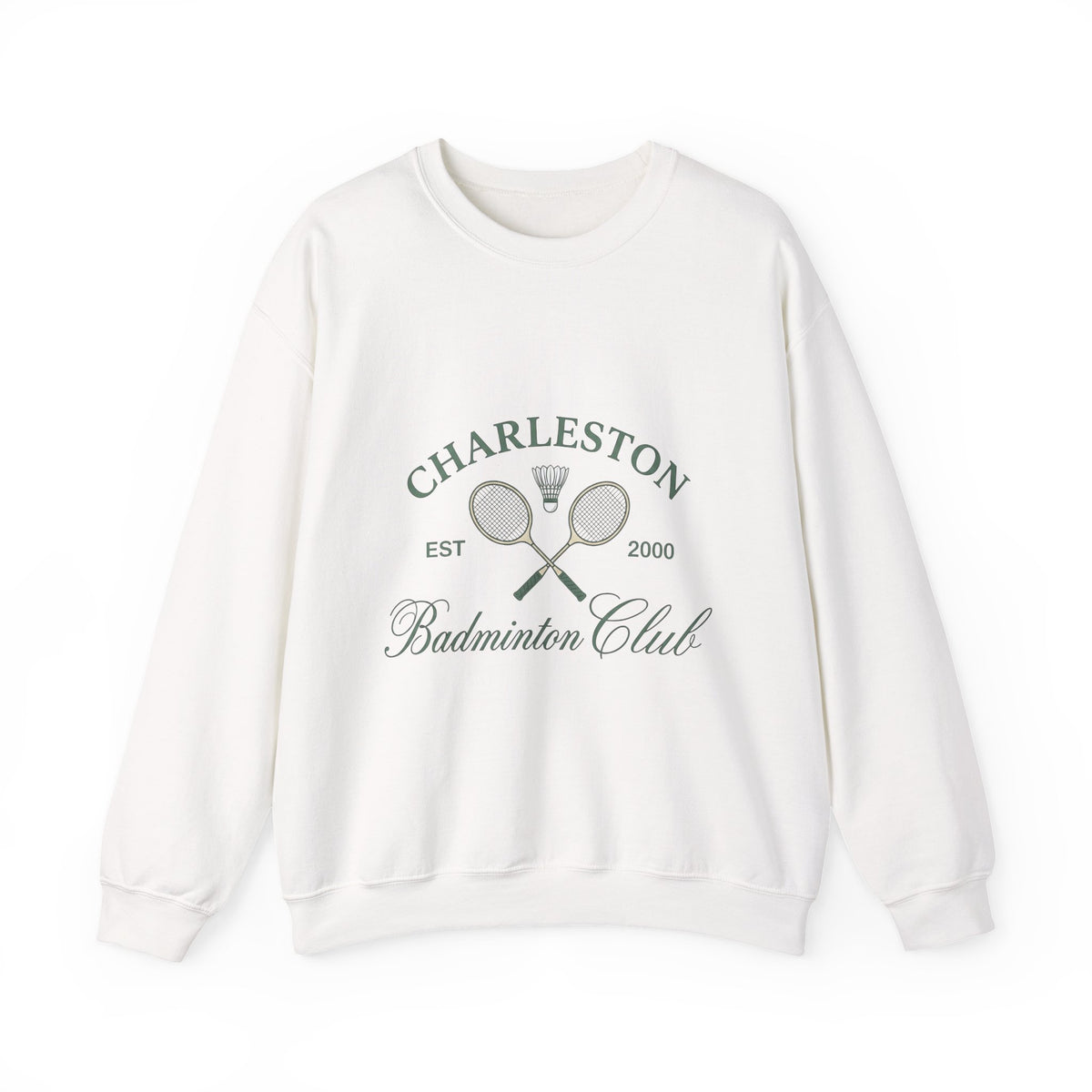 Badminton Racquets Badminton Group Gift Sketch Rackets Badminton Enthusiast Drawing Team Basic Birdie Sweatshirt