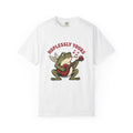 Wings Frog Guitar T-Shirt St. Valentine's Day Pets Gift Women Sketch T-Shirt Guitarist T-Shirt Valentine Fan Doodle T-Shirt Animal Graphic Old