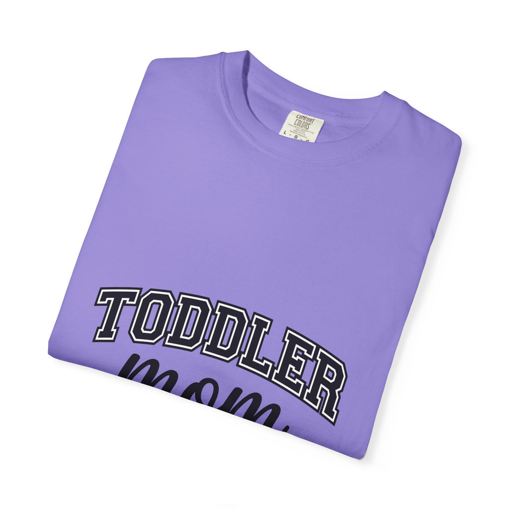 Varsity Lettering Style T-Shirt Mom Home Gift Women Thick T-Shirt Letterman T-Shirt Motherhood Fan Bold T-Shirt Domestic Graphic Basic Semicircle
