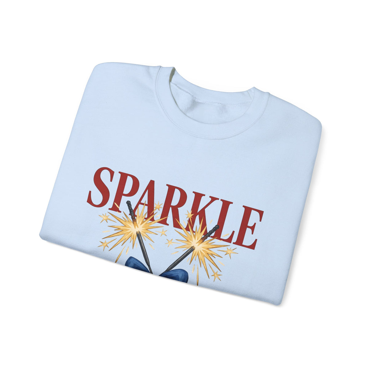 Sparkler Bow Sweatshirt 4th Of July America Gift Women Hand Painted Sweatshirt Sparkler Sweatshirt Independence Day Fan Painted Sweatshirt Patriotic Graphic