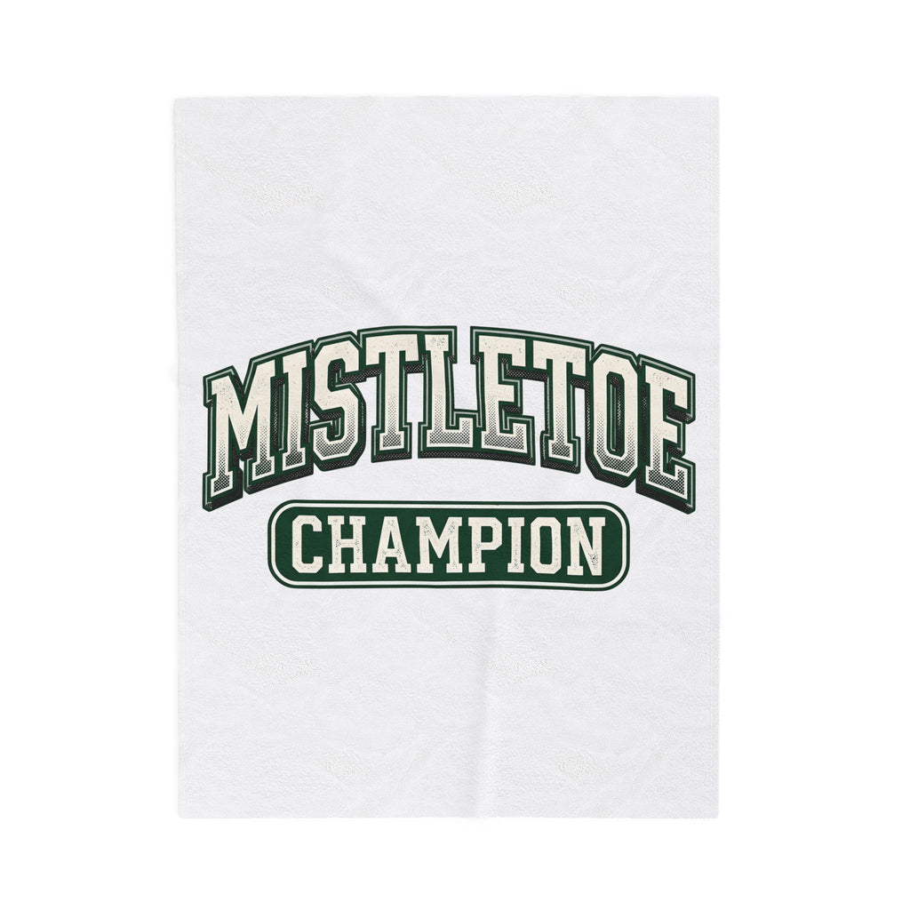 Varsity Text Blanket Christmas Humor Gift Women Bold Blanket Lettering Blanket Xmas Fan Typography Blanket Funny Graphic Retro Arch Blanket