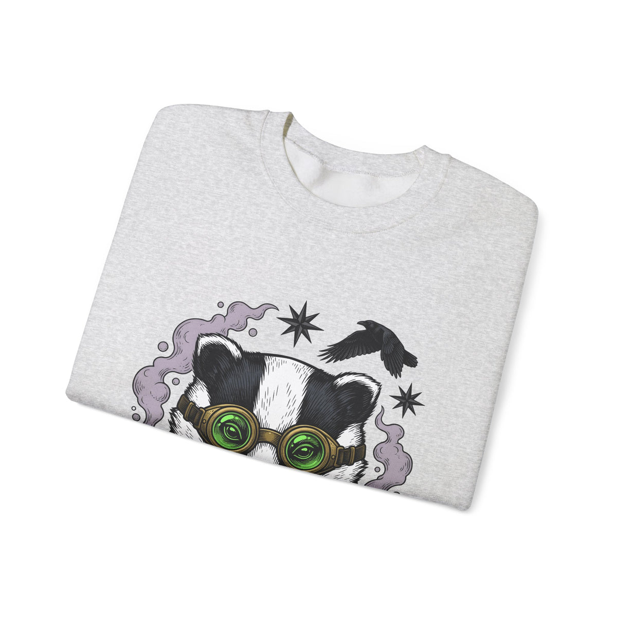 Badger Eyewear Halloween Creatures Gift Mysterious Glasses Horror Fan Spectacles Creature Classic Sweatshirt