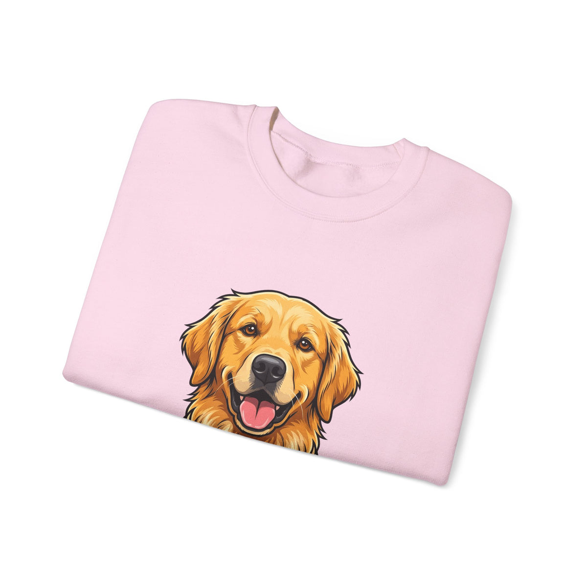 Golden Retriever Dog Pet Gift Cartoon Retriever Dog Fan Puppy Doggy Bold Fur Sweatshirt