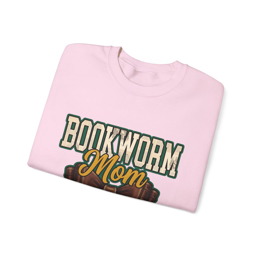 Book Bow Sweatshirt Moms Reading Gift Women Bold Graphic Sweatshirt Bookmark Sweatshirt Mother Fan Graphic Design Book Illustration Retro Stacked Books