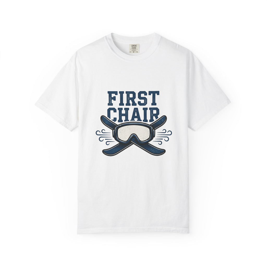 Ski Glasses T-Shirt Skiing Snow Gift Women Antique T-Shirt Goggles T-Shirt Skier Enthusiast Vintage T-Shirt Frost Graphic Throwback Crossed Sticks