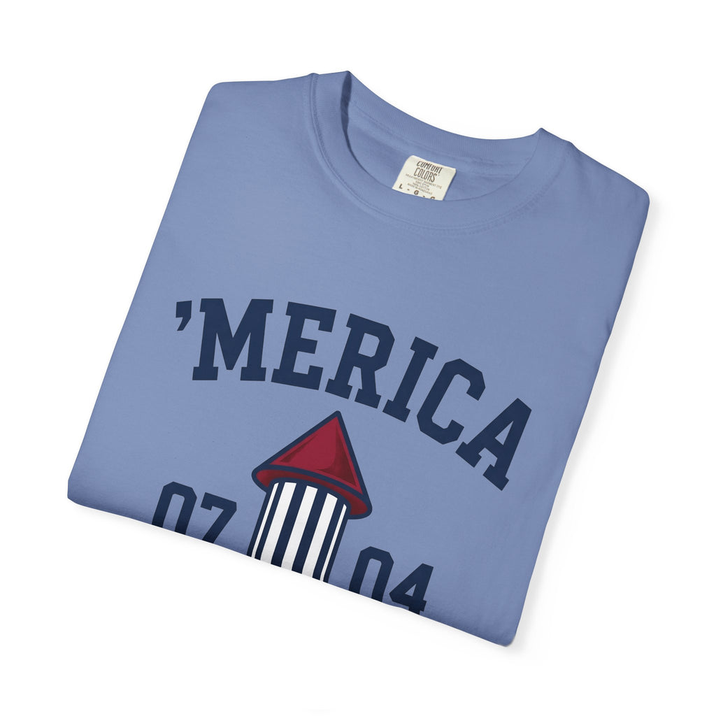 Firework Rocket 4Th Of July Celebration Gift Colorful Fireworks Independence Day Fan Vibrant Party T-Shirt