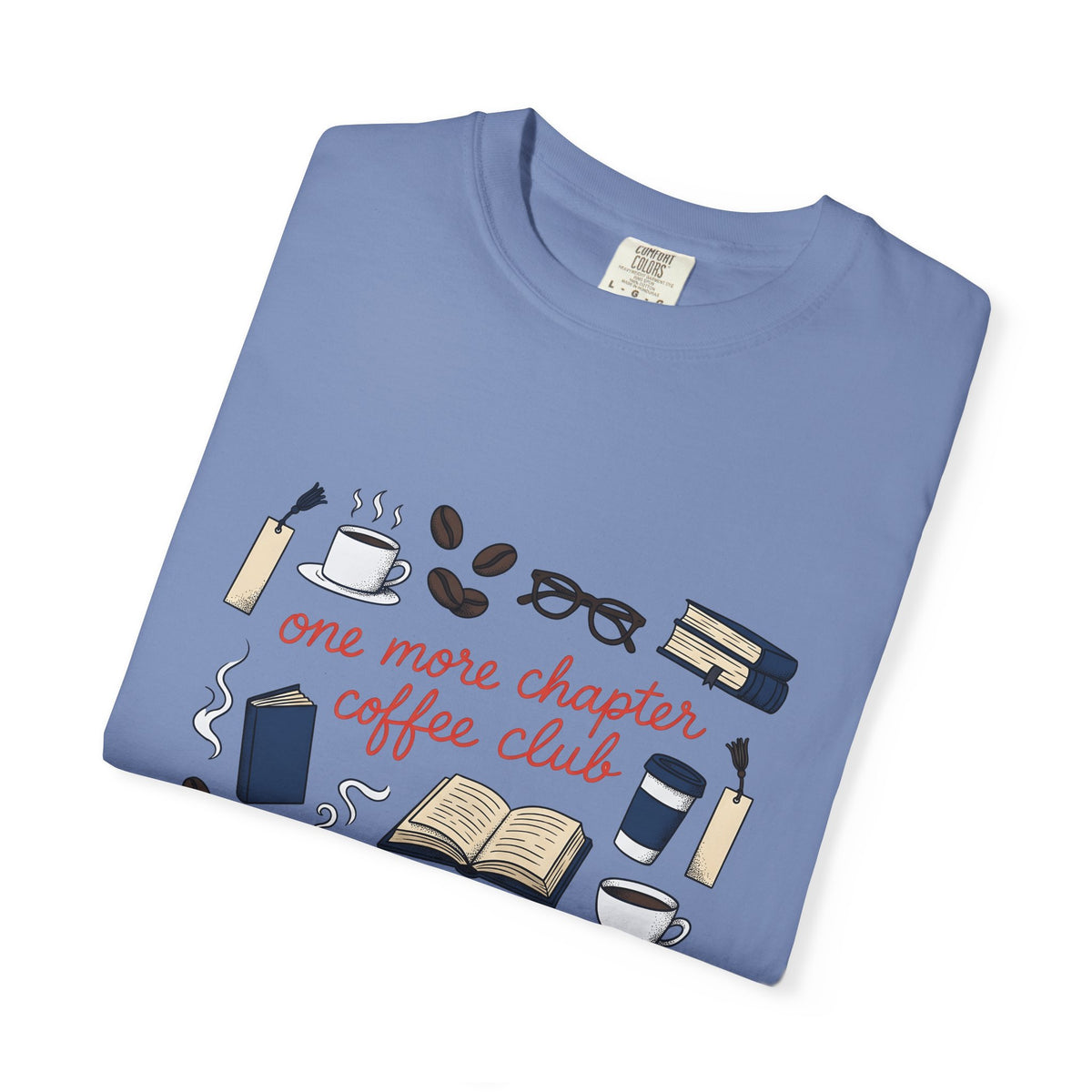 Coffee Books T-Shirt Coffee Bookworm Gift Women Hand Drawn T-Shirt Book T-Shirt Coffee Fan Illustrated T-Shirt Reader Graphic Vintage Eyeglasses