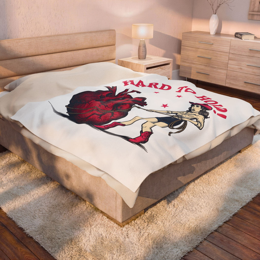 Cowgirl Heart Blanket Cowgirl Ranch Gift Women Heritage Blanket Heart Blanket Cowgirl Fan Vintage Blanket Farm Graphic Retro Flair Twinkles Blanket