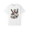 Cowboy Bird T-Shirt Cowgirl Country Gift Women Hand Drawn T-Shirt Rodeo T-Shirt Cowgirl Fan Illustrated T-Shirt Rural Graphic Cartoon Horseshoe