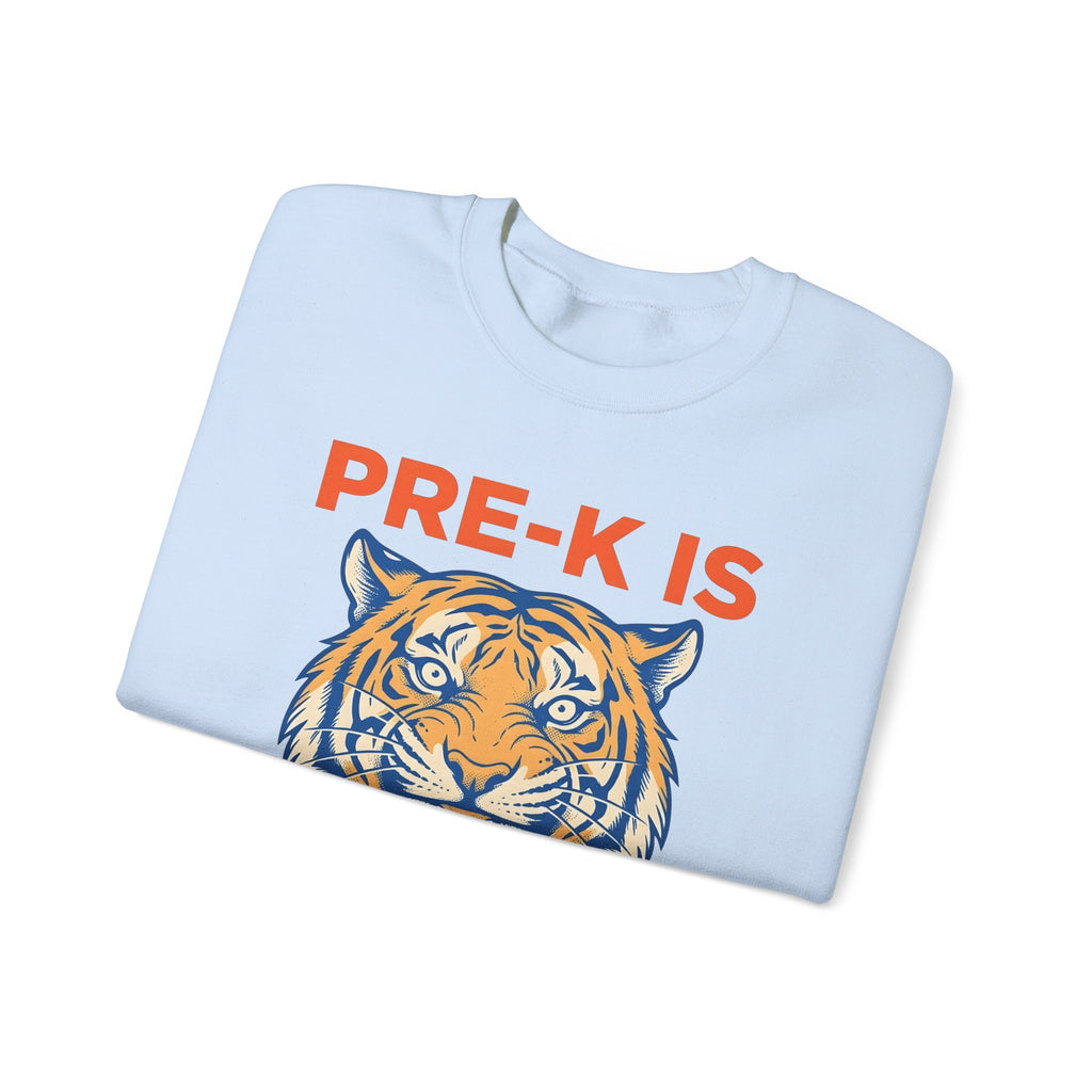 Tiger Head Teachers Classroom Gift Modern Tiger Educator Enthusiast Sweatshirt