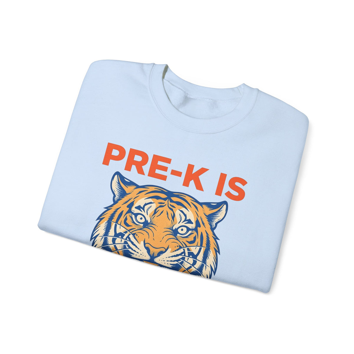 Tiger Head Teachers Classroom Gift Modern Tiger Educator Enthusiast Sweatshirt