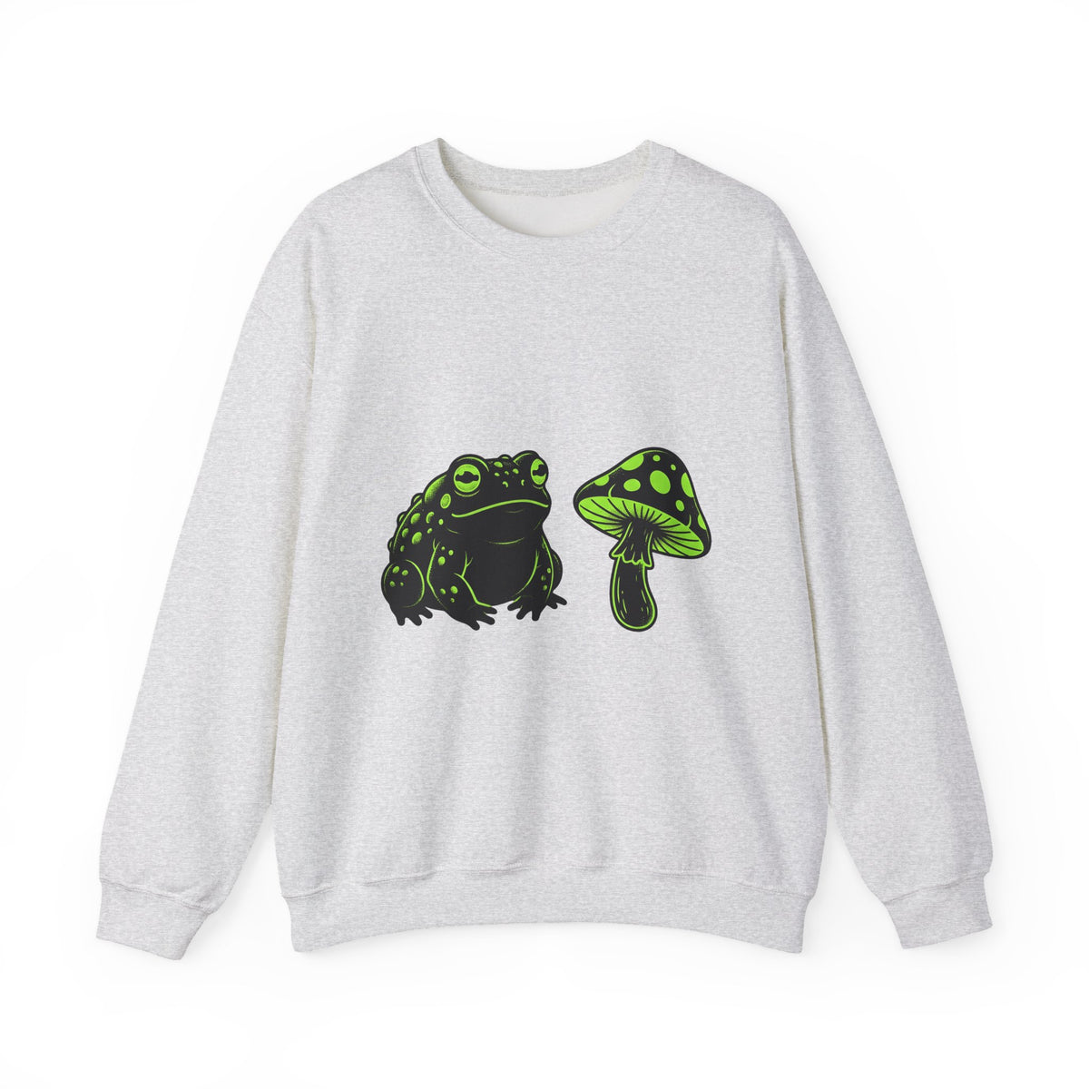Toad Fungus Sweatshirt Halloween Spells Gift Women Dark Sweatshirt Chytrid Sweatshirt Horror Fan Gothic Sweatshirt Magic Graphic Retro Glow Sweatshirt