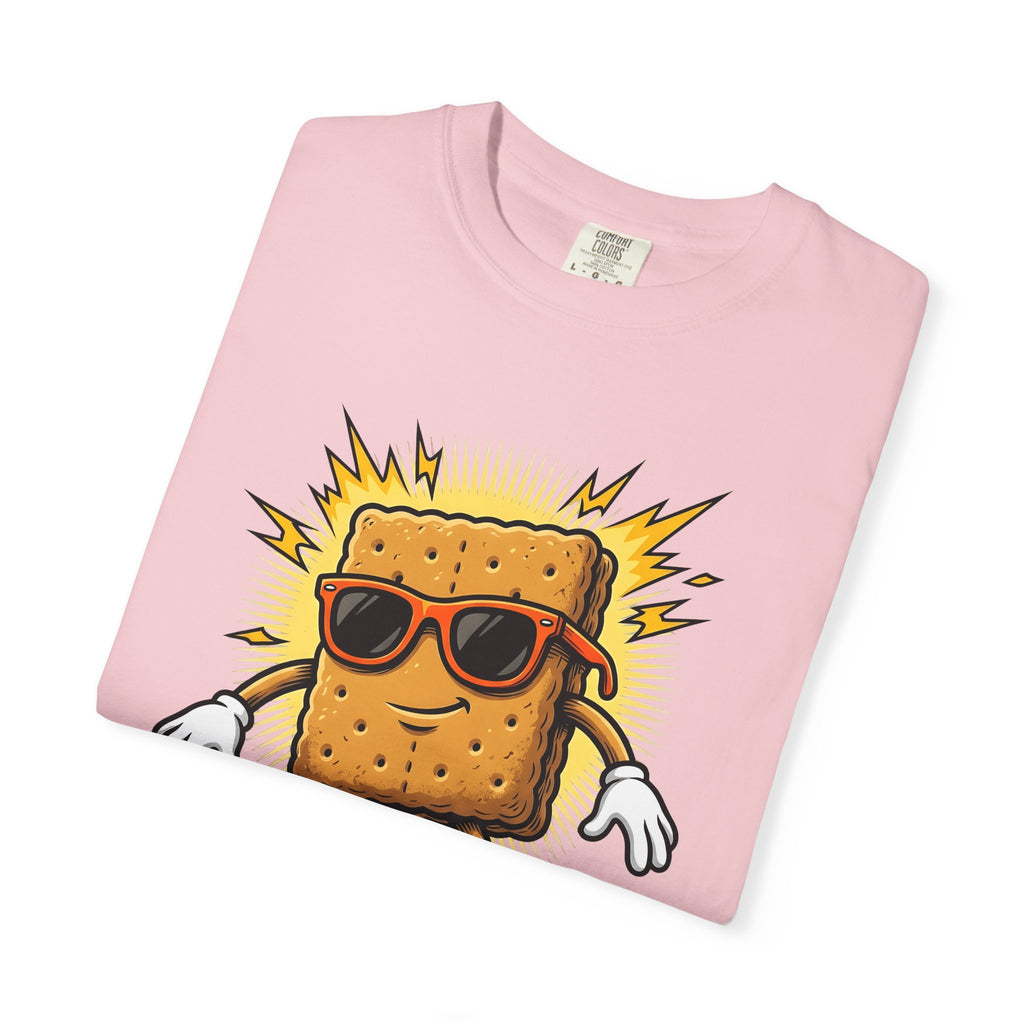 Dessert Cookie Mascot T-Shirt Sports & Activities Extreme Sport Gift Women Funny T-Shirt Cookie Mascot T-Shirt Athlete Fan Humorous T-Shirt Action