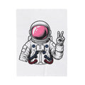 Astronaut Graphic Blanket America Space Gift Women Comic Blanket Cosmonaut Blanket Patriot Fan Galactic Graphic Illustration Cartoon Blanket Retro