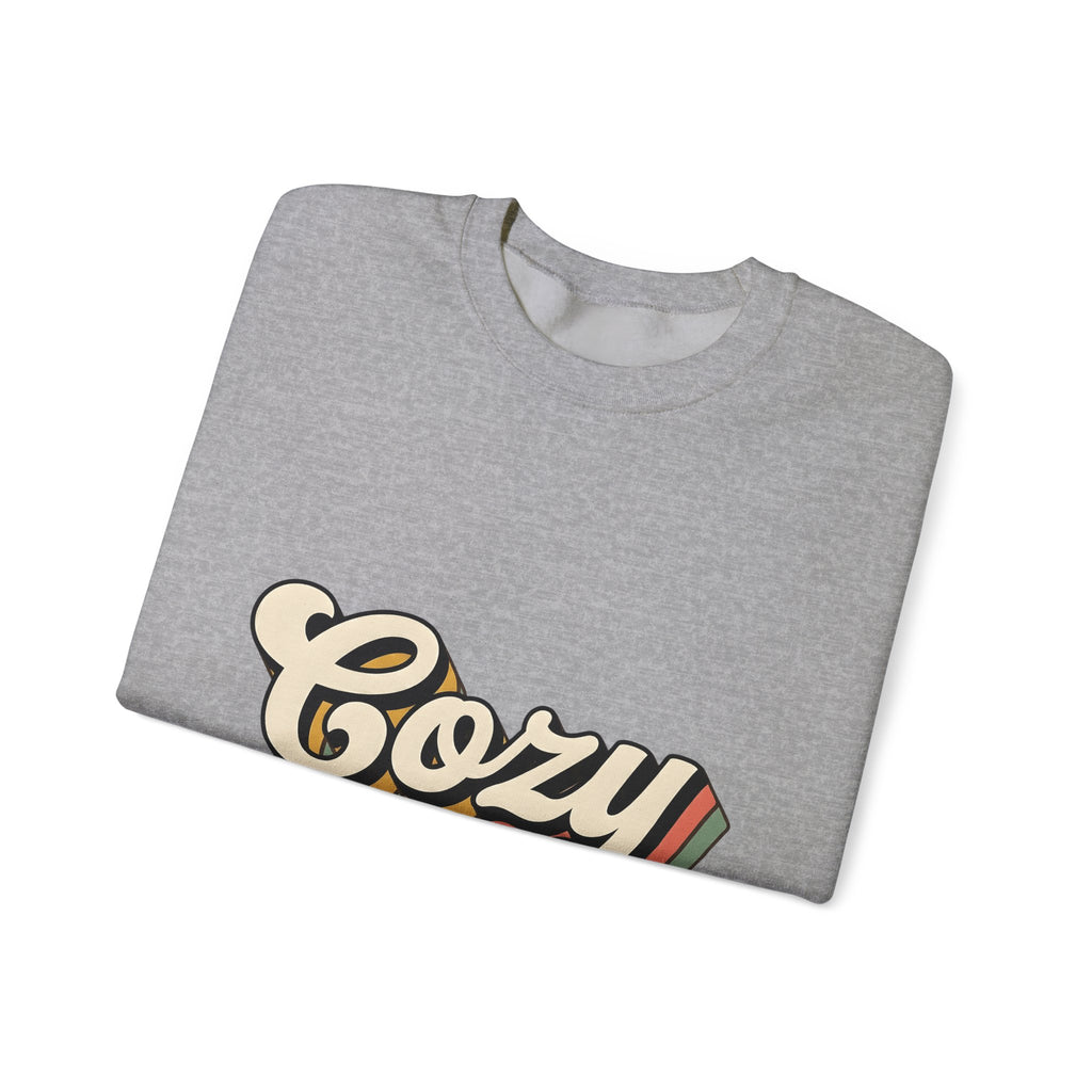 Old School Text Holiday Seasonal Gift Heavy Retro Typography Festive Fan Holiday Nostalgic Rainbow Sweatshirt