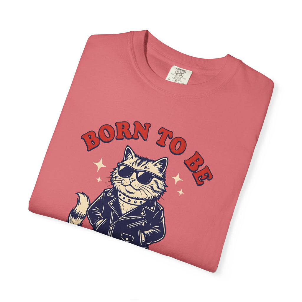 Stylish Cat T-Shirt Cat Fun Gift Women Sketch T-Shirt Kitty T-Shirt Cat Fan Feline T-Shirt Humorous Graphic Line Art Glasses T-Shirt