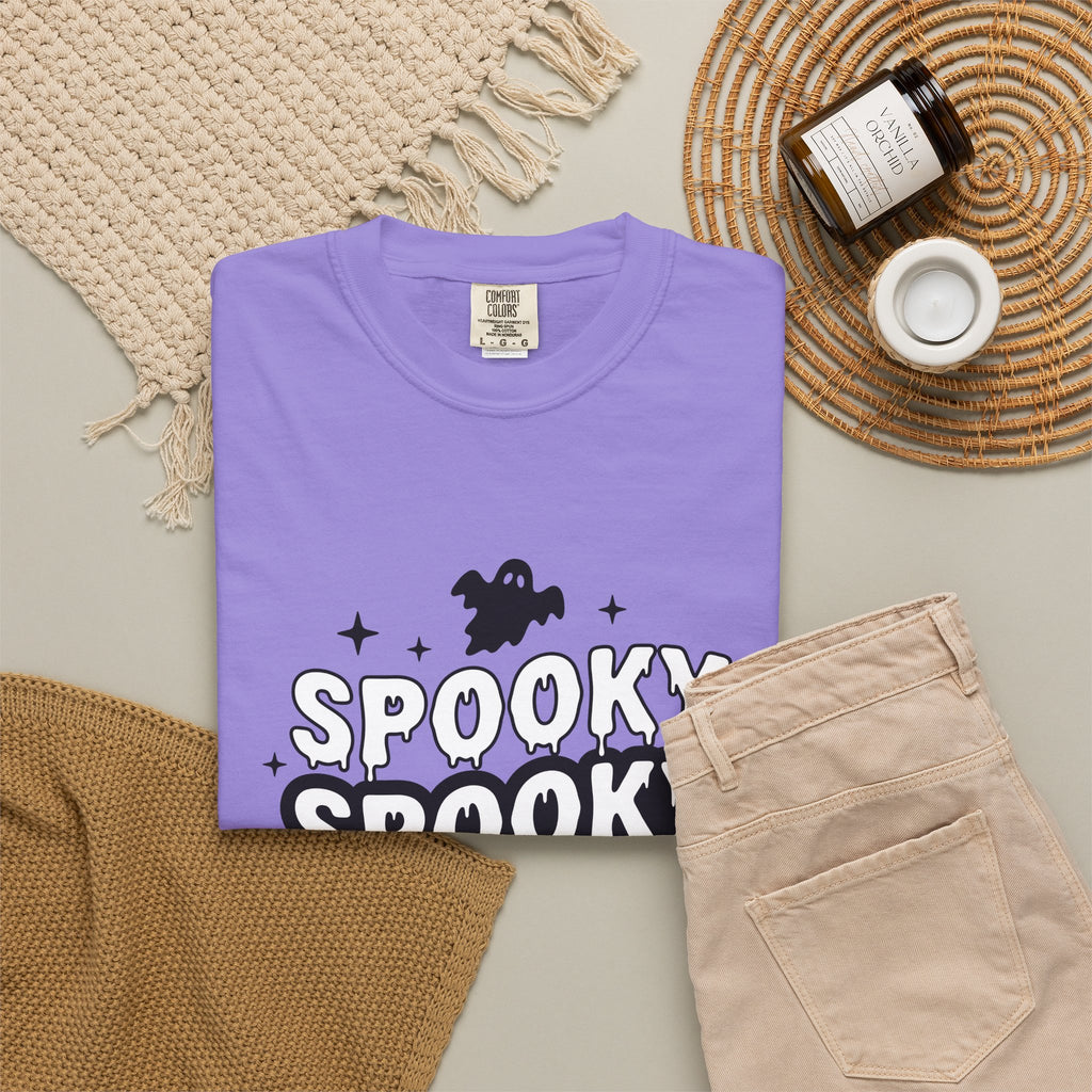 Spirit Design T-Shirt Halloween Thriller Gift Women Modern T-Shirt Spirituality T-Shirt Horror Fan Abstract T-Shirt Suspense Graphic Vintage Web