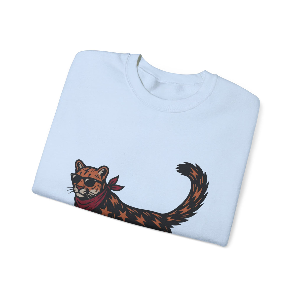 Pussycat Kerchief Sweatshirt Cowgirl Creatures Gift Women Striking Sweatshirt Cat Bandana Sweatshirt Rodeo Fan Vintage Graphic Sweatshirt Nostalgic Eyewear