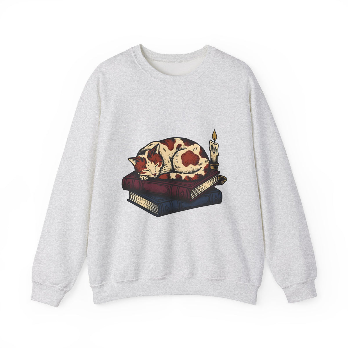 Dozing Cat Cat Pages Gift Old Fashioned Kitten Cat Fan Vintage Book Ink Stories Sweatshirt