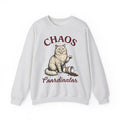 Fluffy Cat Cat Humor Gift Hand Drawn Kitten Cat Fan Feline Funny Vintage Coffee Sweatshirt