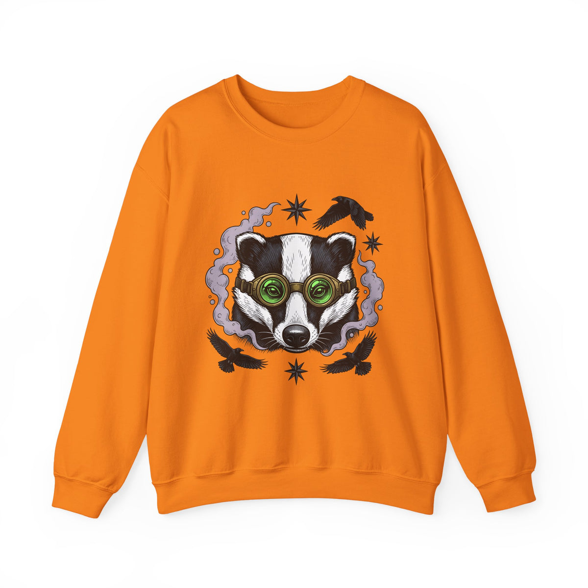 Badger Eyewear Halloween Creatures Gift Mysterious Glasses Horror Fan Spectacles Creature Classic Sweatshirt